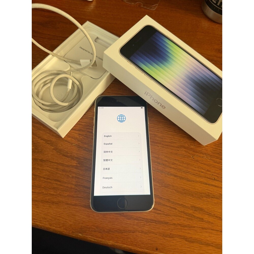 Apple iPhone SE (3rd Gen) 128GB Starlight Unlocked Battery Health 77%